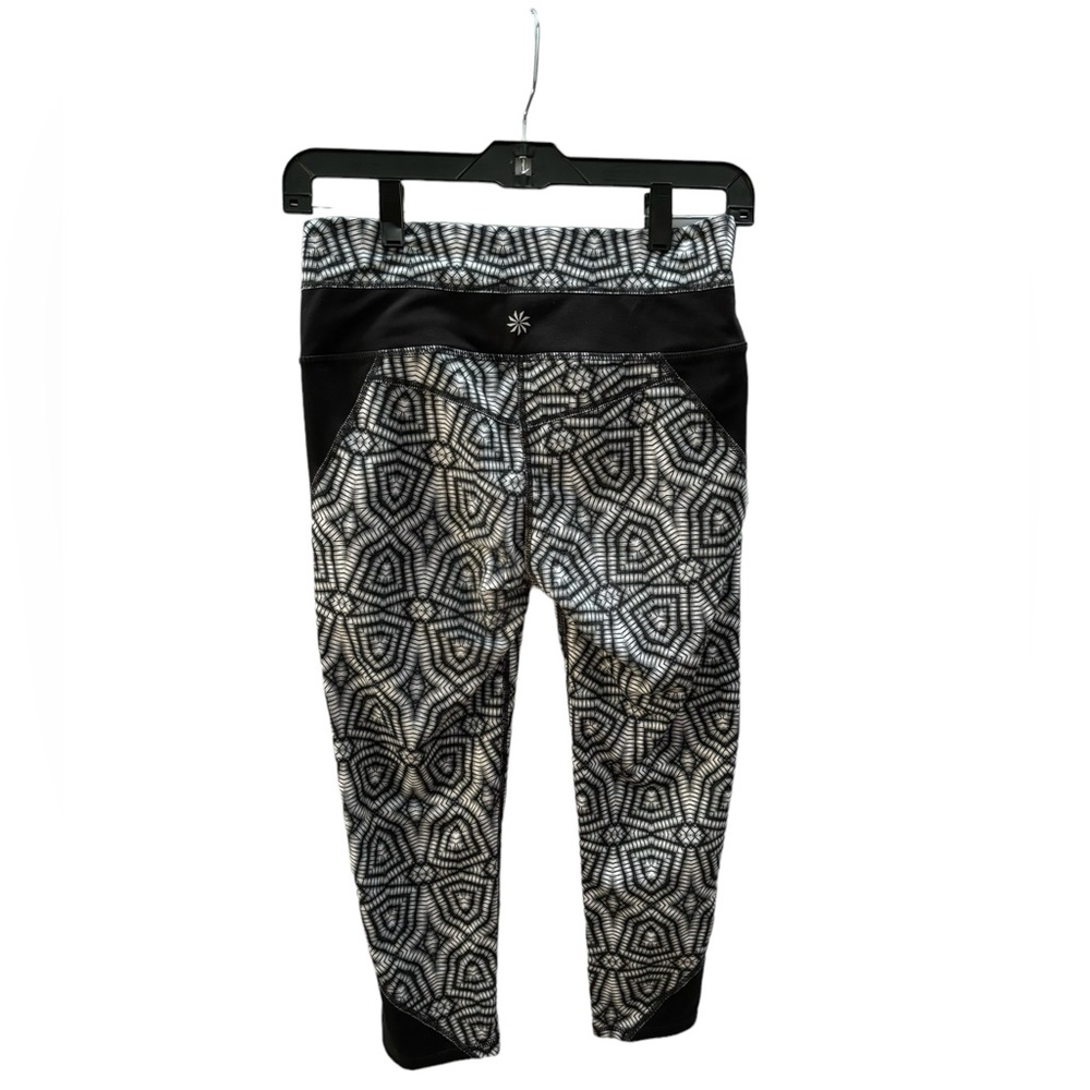 Athleta Women’s Black and White Athletic Leggings Size Small - Picture 2 of 7